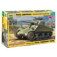 ZVEZDA Американский средний танк М4А2 Шерман (3702) 1:35